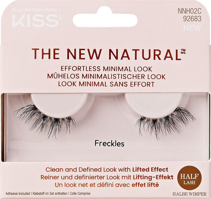 KISS Lashes - Ks The New Natural Half Lash 02 (Künstliche Wimpern)