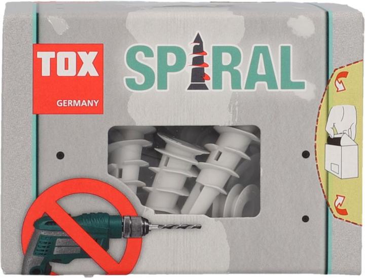 Image du produit Tox Chevilles pour plaques de plâtre Spiral (50 pcs)