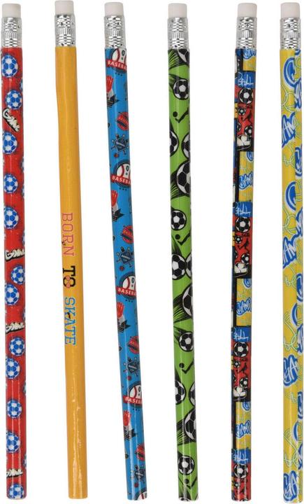 Image du produit Crayons gris HB Sport, 6 pcs. (6 x)