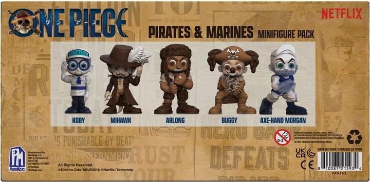 Image du produit Boti One Piece 39653 - Pack De 5 Figurines à Collectionner Pirates & Marines