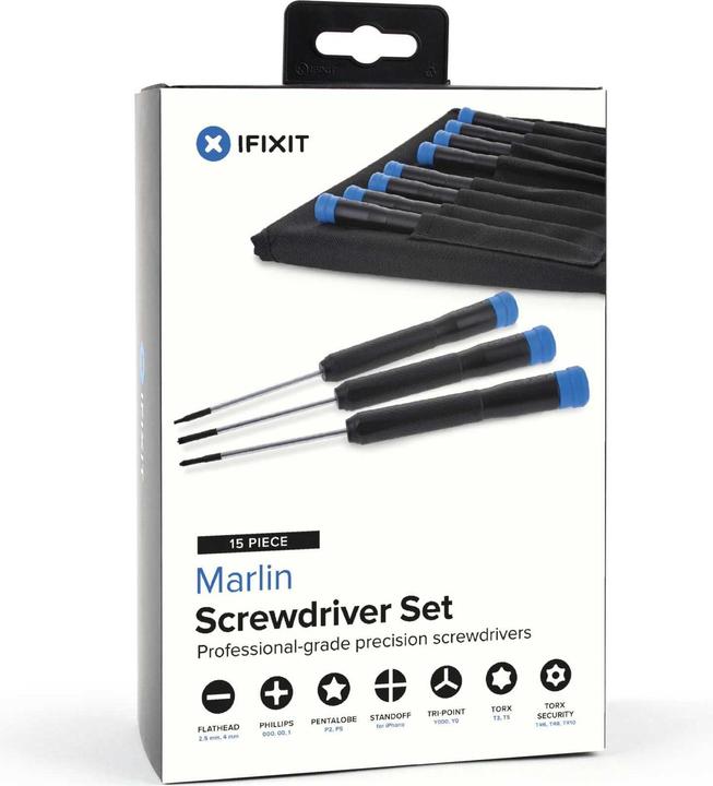 Actual product image iFixit Hand screwdriver set (Cross recess, Phillipps cross recess (PH), Torx (TX))