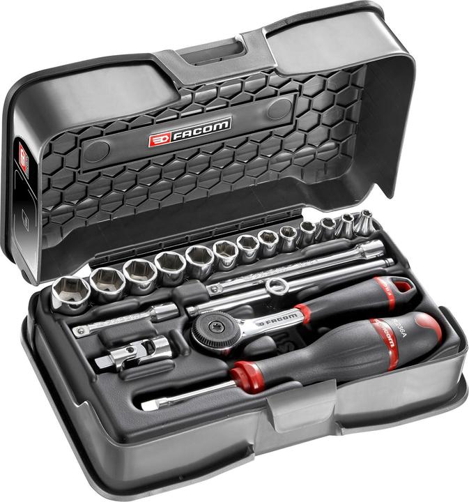 Actual product image Facom Socket wrench set (1/4")