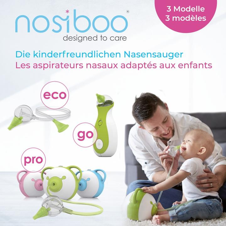 Image du produit Nosiboo Pro Set d'accessoires pour l'aspirateur nasal électrique rose