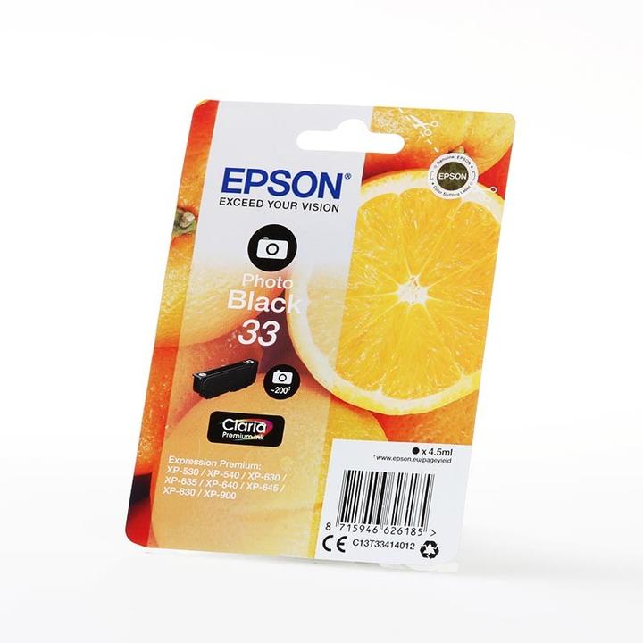 Actual product image Epson 33 Claria Premium (PBK)
