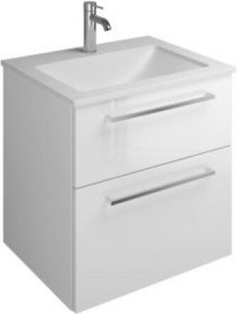 Produktbild burgbad Eqio Mineralguss-Waschtisch inklusive Waschtischunterschrank, Breite 620 mm