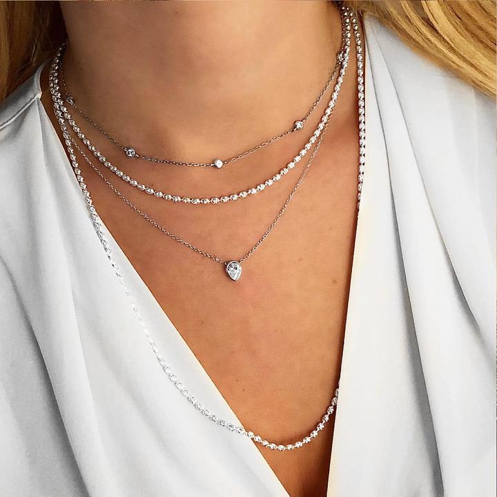 Immagine prodotto Candy Collana Zafferano, Argento 925 (Argento 925, 42 - 45 cm)