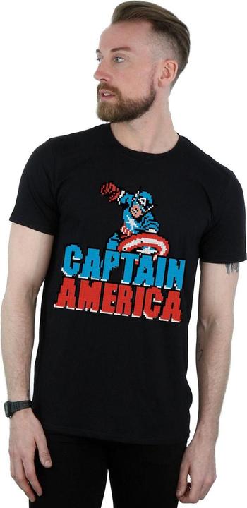 Immagine prodotto Captain America Pixelated Maglietta Uomo (3XL)
