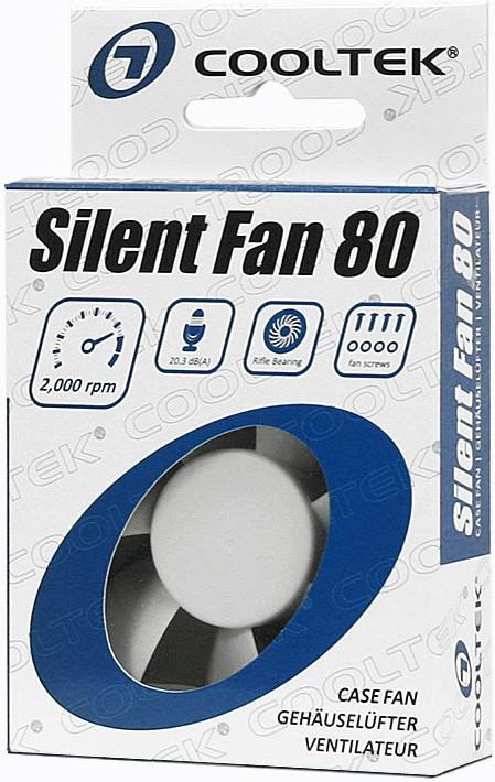 Immagine prodotto Cooltek Ventilatore silenzioso 80 - 2.000 rpm (80 mm, 1 x)