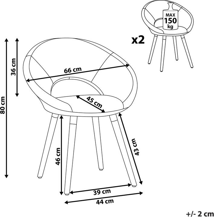 Actual product image Beliani Roslyn