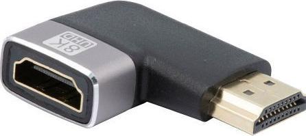 Protect Expert HDMI 2.1 Winkeladapter, horizontal, 90°, 8K UHD, HDMI St. A / HDMI Bu. A (HDMI)