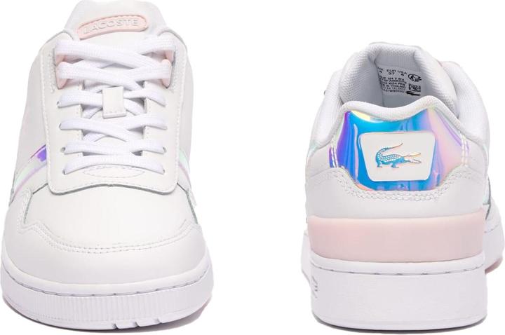 Actual product image Lacoste Womens/Ladies T-Clip Leather Trainers (39)