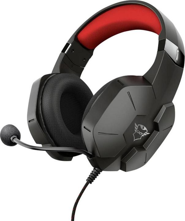 Produktbild Trust Headset GXT 323 Carus Rot/Schwarz (Kabelgebunden)