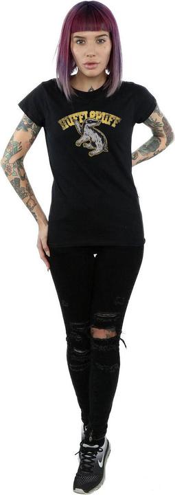 Actual product image Womens/Ladies Hufflepuff Cotton T-Shirt (XXL)
