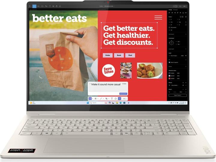 Actual product image Lenovo Yoga 7 2-in-1 (16", AMD Ryzen AI 7 350, 32 GB, 1000 GB, CH)