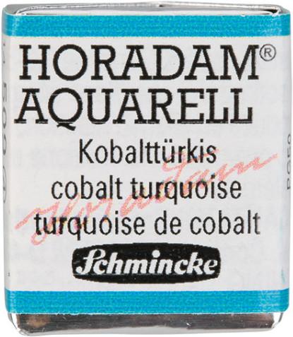Schmincke Aquarellfarbe 1/2 Näpfchen KOBALTTÜRKIS G4 (Mehrfarbig)