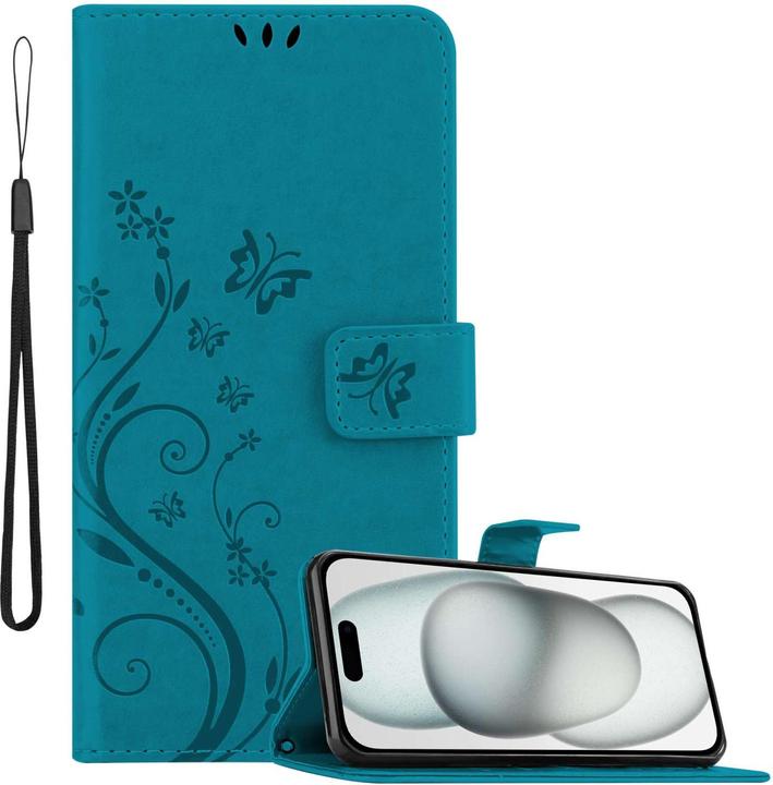 Immagine prodotto Cadorabo Custodia per Apple iPhone 15 Flower Book (Apple iPhone 15)