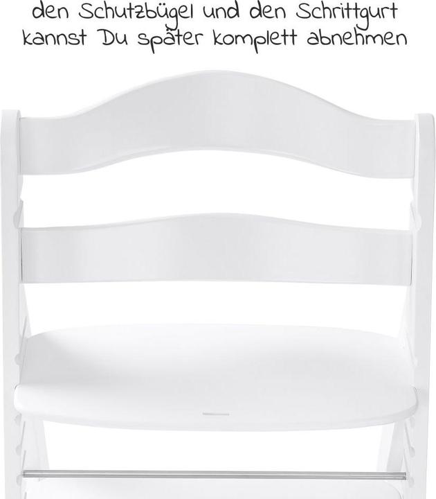 Actual product image Hauck Highchairs Highchair Alpha Plus White - in economy set incl. (Highchair)