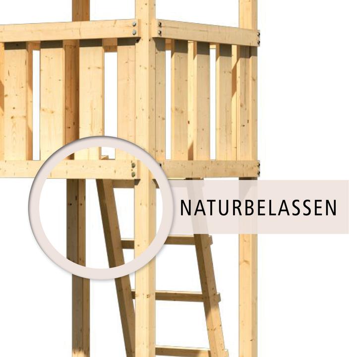 Produktbild Karibu Spielturm Lotti mit Doppelschaukel
