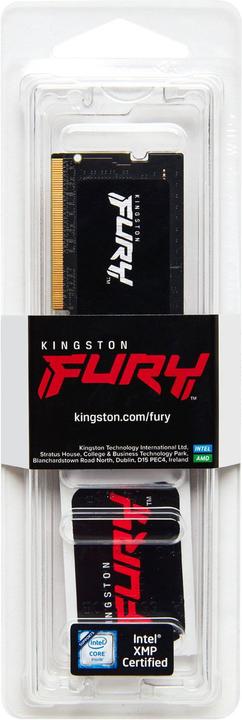 Image du produit Kingston FURY Impact (1 x 8GB, 4800 MHz, RAM DDR5, SO-DIMM)