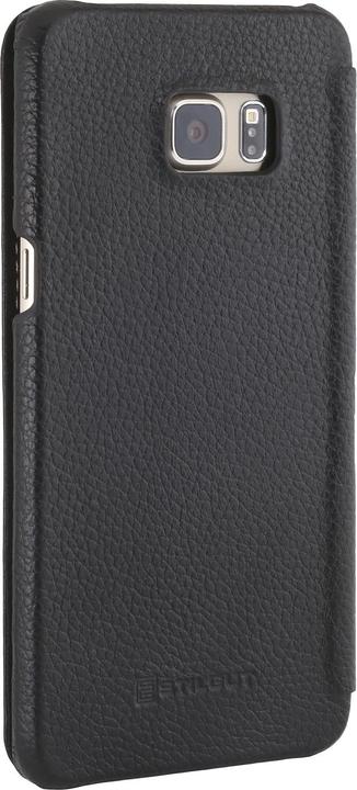 Produktbild StilGut Book Type Case ohne Clip für S6 Edge+, schwarz (Samsung Galaxy S6 Edge+)