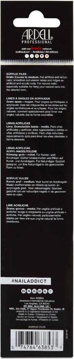 Image du produit Ardell Nail Acrylic File Black Padded 2 Stk
