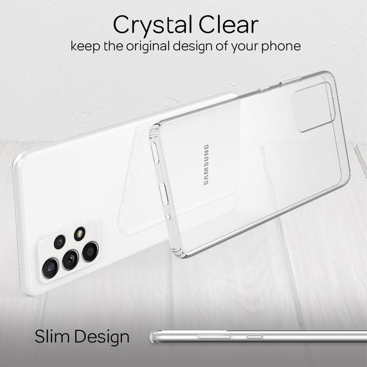 Actual product image Nalia Clear Transparent Hybrid Sleeve (Samsung Galaxy A53)
