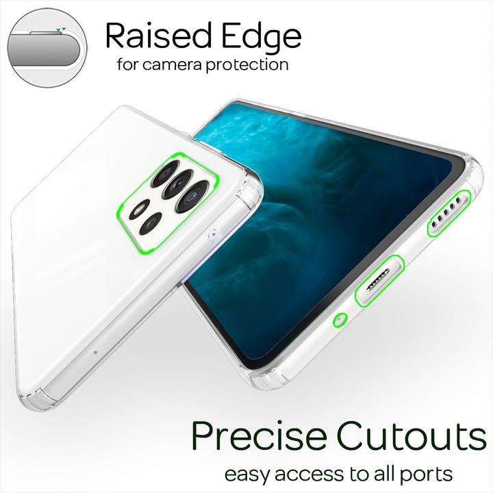 Actual product image Nalia Clear Transparent Hybrid Sleeve (Samsung Galaxy A53)