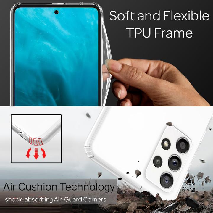 Actual product image Nalia Clear Transparent Hybrid Sleeve (Samsung Galaxy A53)