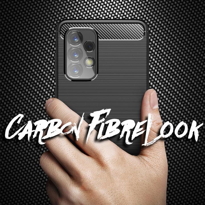 Immagine prodotto Nalia Copertura in silicone effetto carbonio (Samsung Galaxy A53)