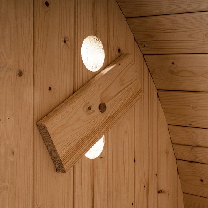 Image du produit Home Deluxe Sauna extérieur AQUILA L- 195 x 180 cm pour 4 personnes - Sauna avec poêle de 6kW