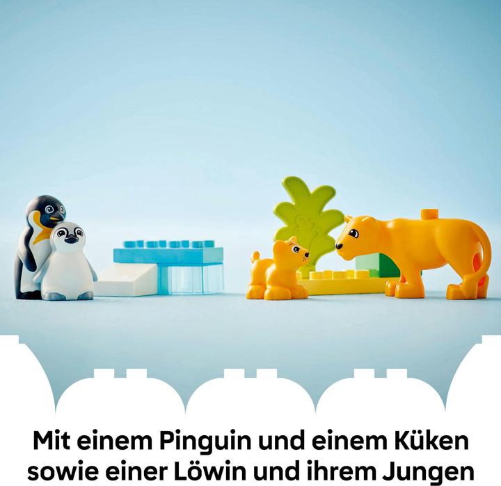 Actual product image LEGO Wildtier-Familien: Pinguine und Löwen (10442)