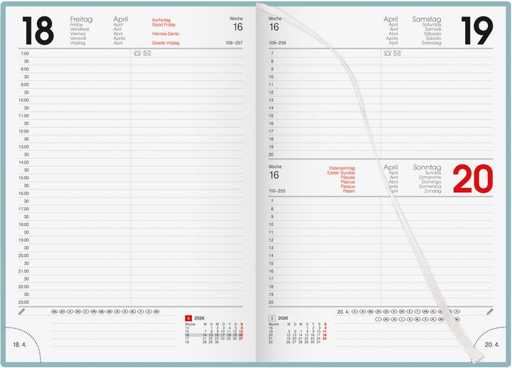 Produktbild Biella Geschäftsagenda Colorful (14.5 x 20.5 cm)