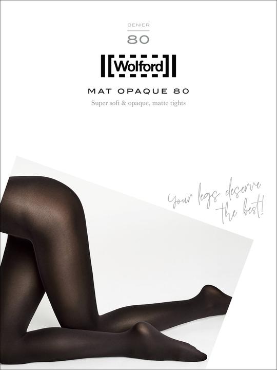 Produktbild Wolford Strumpfhose "Mat Opaque 80" schwarz (80 DEN, 40 - 46)