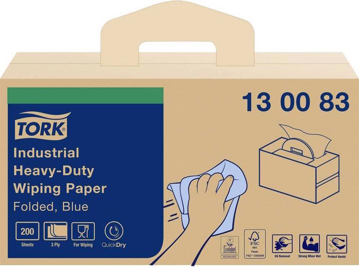 Actual product image Tork Extra Strong Industrial Paper Wipes W7 (1 x)