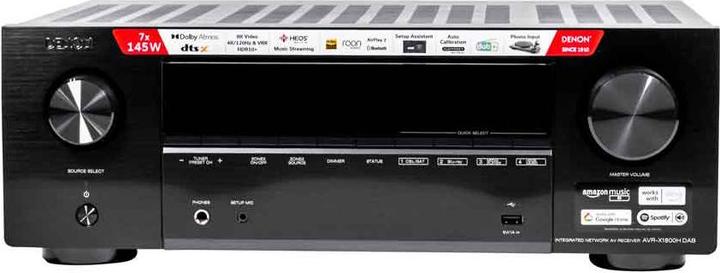 Actual product image Denon AVR X1800H DAB (7.2 channels, DAB+, FM, AM, DAB)