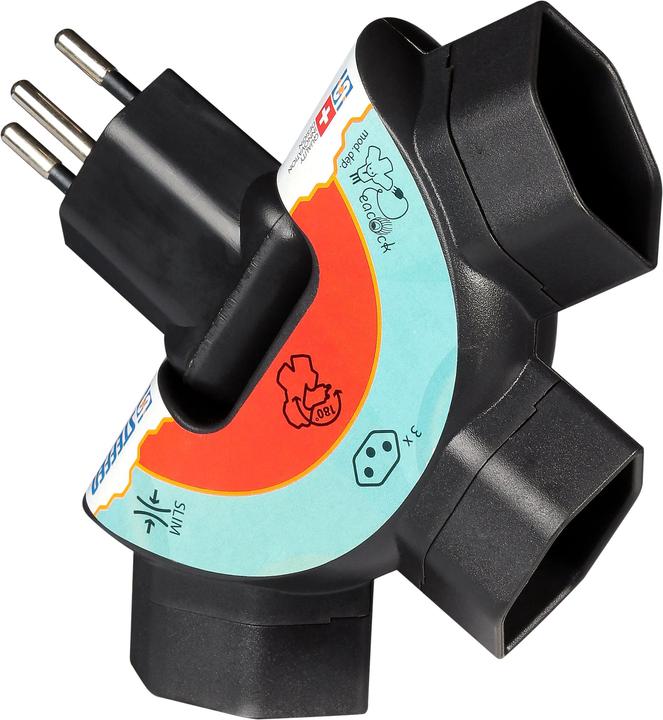 Image du produit Steffen Fiche de branchement Steko Peacock (Type 13, 3 x)