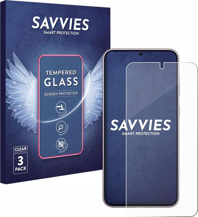 Image du produit Savvies Verre blindé Protection d'écran (3 pièce(s), Samsung Galaxy S23+)