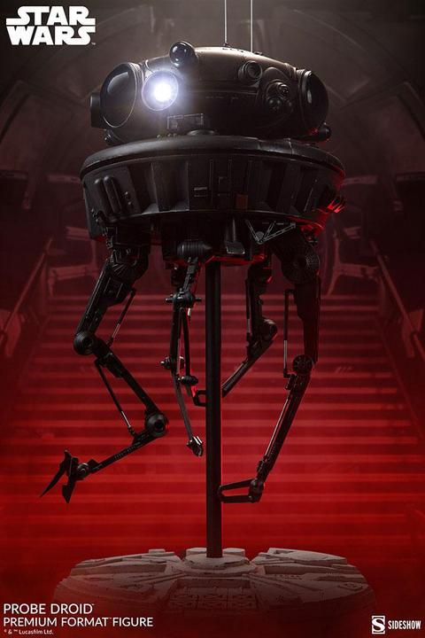 Actual product image Sideshow Star Wars statuette Premium Format Probe Droid 68 cm