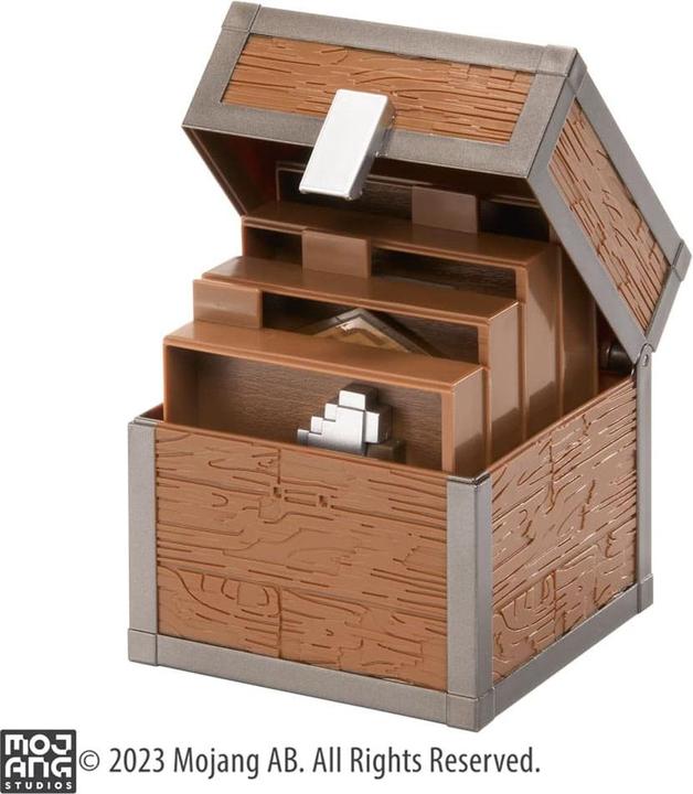 Actual product image Noble Collection Minecraft Loot Chest Forest 10 cm