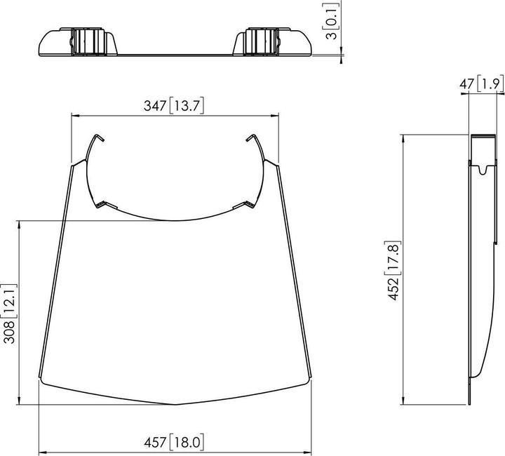 Actual product image Vogels PFA 9033, shelf (AV Support)