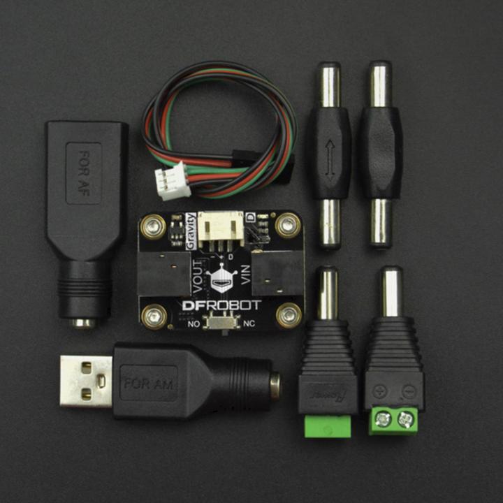 Produktbild DFRobot Gravity Easy Relais Modul mit DC Barrel Jack 5.5mm / 2.1mm