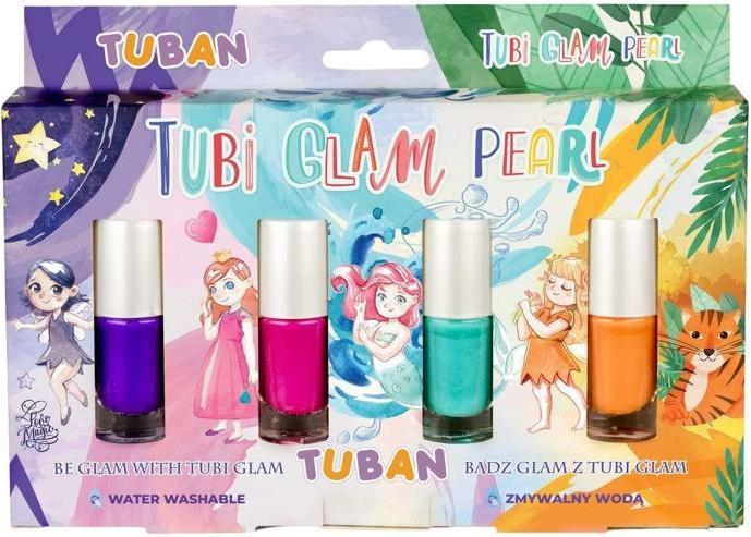 Image du produit Tuban Tubi Glam - Kit de vernis à ongles - 4 pcs. (TU3468) (Nacre, Vernis couleur)
