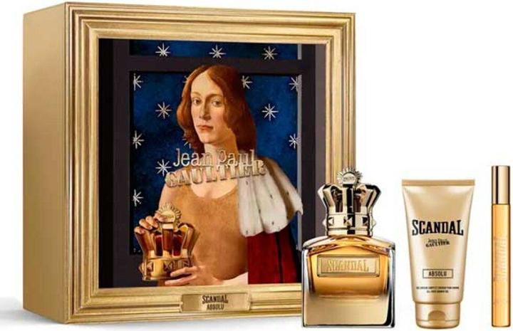 Actual product image Gaultier Scandal Absolu Parfum Concentre Pour Homme Spray 100ml Set 3 Pieces (100 ml)