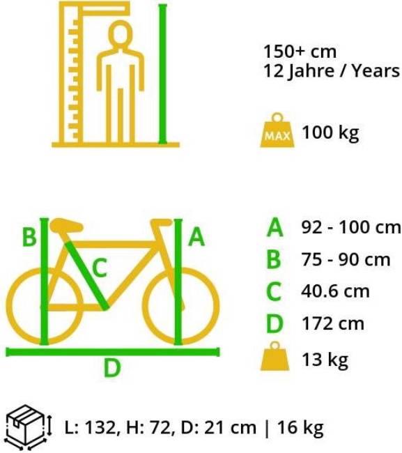 Image du produit Bikestar Citybike (40.60 cm)