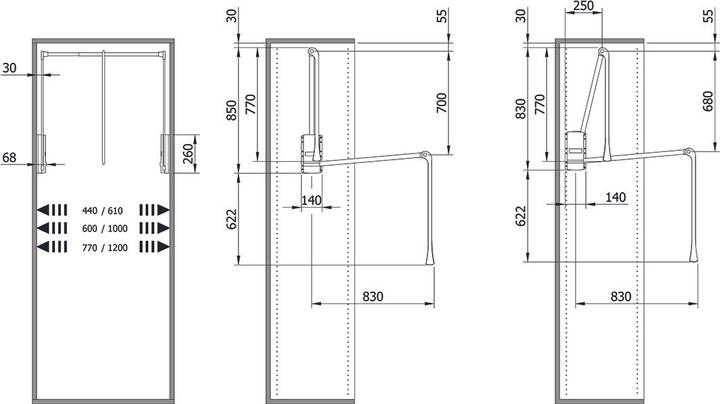 Produktbild Servetto Kleiderlifte (1 Stk.)