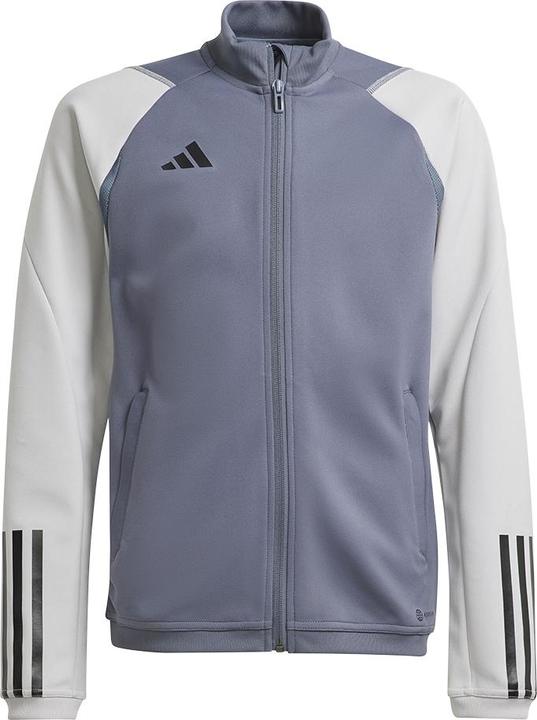adidas Tiro 23 Competition Training Kinder Kapuzenpullover grau HP1909 (116cm) (116)