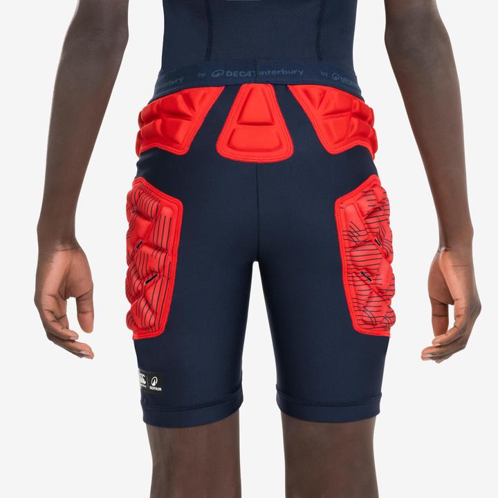 Actual product image Offload Kids Rugby Protector Shorts - Canterbury R500 blue (12, 13, 14, Protector shorts, Unique specimen)