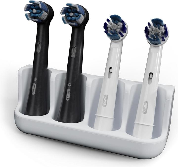Actual product image Qikfresh Aufsteckbürstenhalter 4er Weiss (Toothbrush holder)