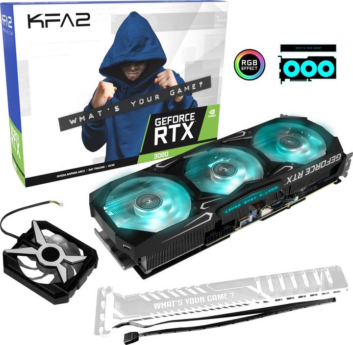 Produktbild KFA2 GeForce RTX 3080 SG OC LHR (10 GB)