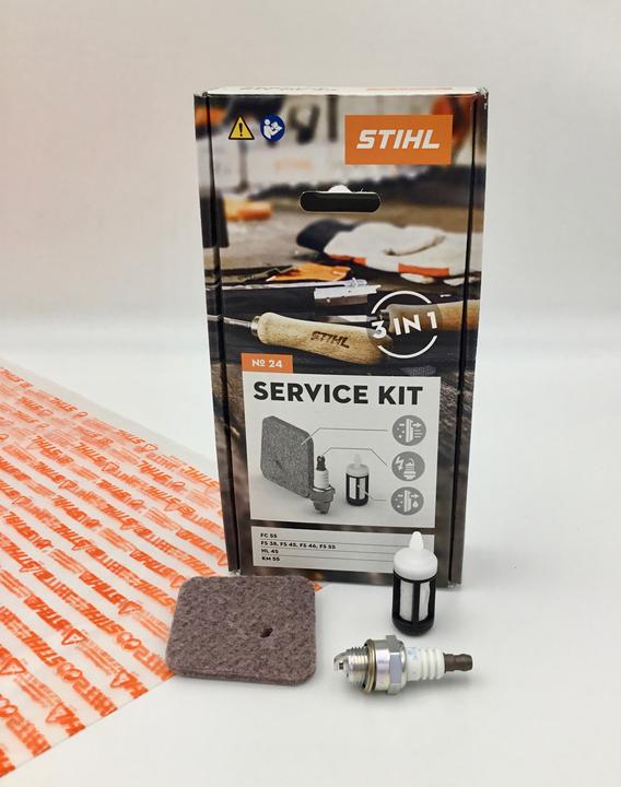 Produktbild Stihl Service Kit 24 FC 55, FS 38, FS 45, FS 46, FS 55, HL 45, KM 55 41400074100 Filter, Zündkerze
